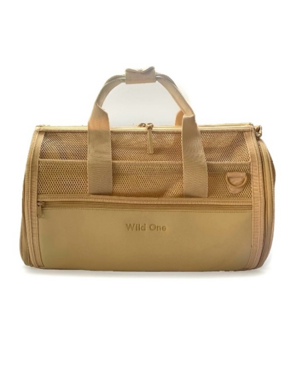 Wild One Beige Pet Carrier Soft Sided Dog Travel Bag Airline Compliant